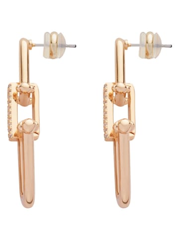 U.S. Polo Assn. Vergold. Ohrstecker mit Kristallen