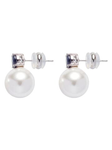 U.S. Polo Assn. Beschicht. Ohrstecker mit Kristallen und Perle