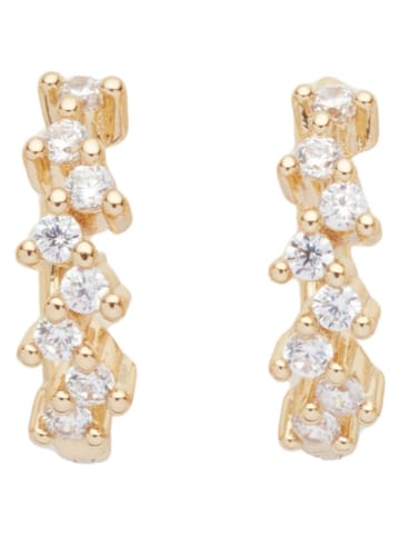 U.S. Polo Assn. 3er-Set: Vergold. Creolen mit Kristallen