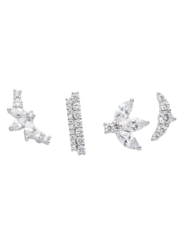 U.S. Polo Assn. Kolczyki (3 pary) z kryształami