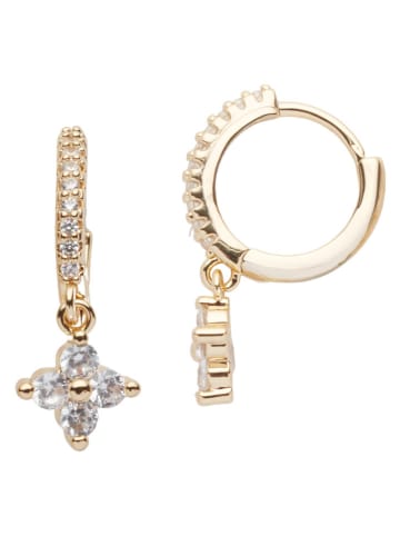 U.S. Polo Assn. 3er-Set: Vergold. Ohrringe mit Kristallen