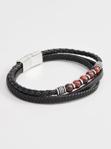 U.S. Polo Assn. Leren armband met sierelementen