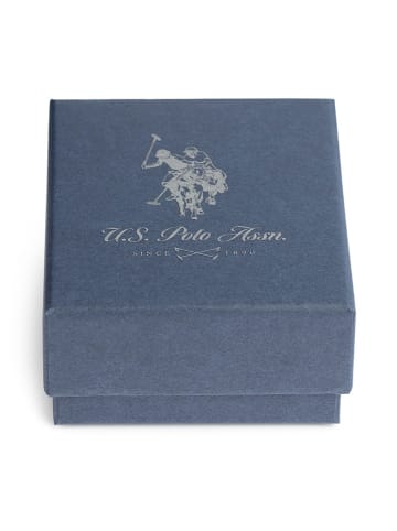 U.S. Polo Assn. Leder-Armband in Dunkelblau