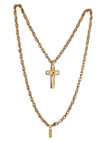 U.S. Polo Assn. Vergulde ketting met hanger - (L)55 cm