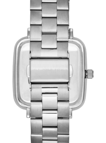 U.S. Polo Assn. Quarzuhr in Silber/ Blau