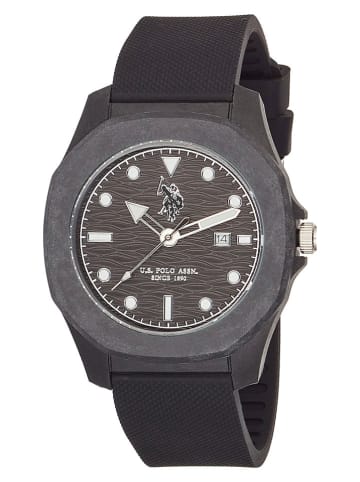 U.S. Polo Assn. Zegarek kwarcowy w kolorze czarnym