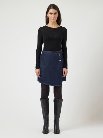 YAS Jeansrock "Lisana" in Dunkelblau