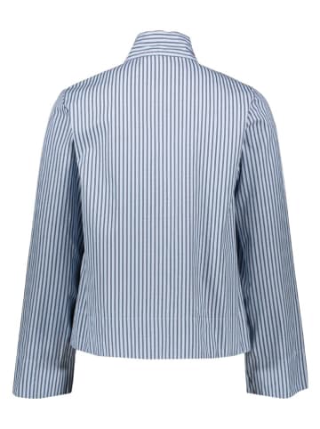 YAS Bluse in Hellblau/ Grau