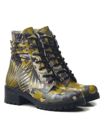 Goby Boots geel/kaki