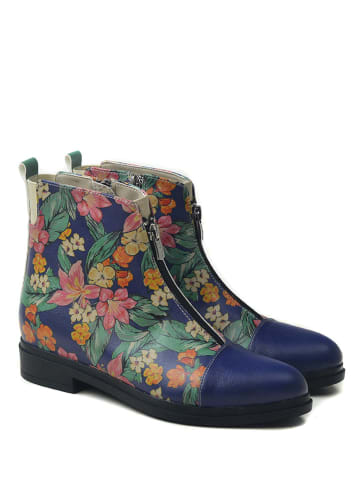 Goby Boots donkerblauw/meerkleurig