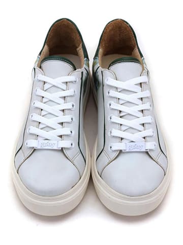 Goby Sneakers wit/groen