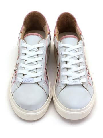 Goby Sneakers in Weiß/ Rosa