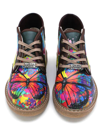 Goby Enkelboots meerkleurig/zwart