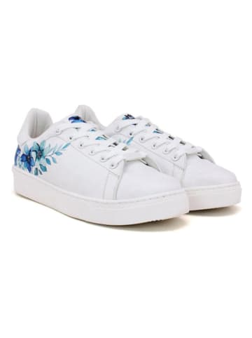 Goby Sneakers in Weiß/ Blau