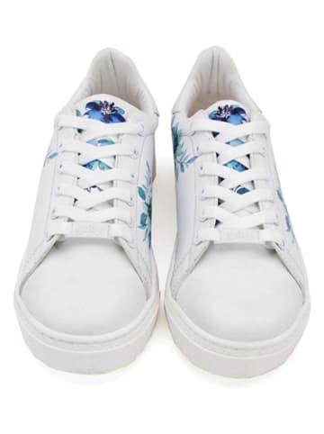 Goby Sneakers in Weiß/ Blau