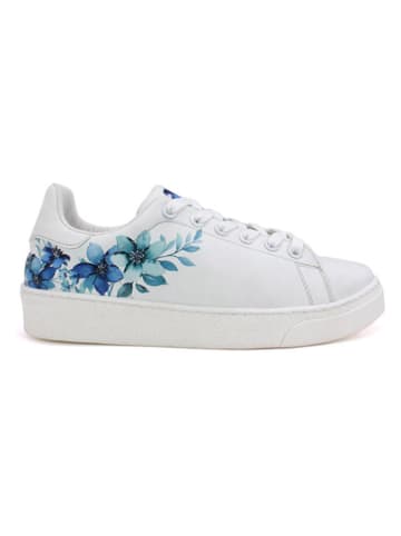 Goby Sneakers wit/blauw
