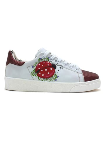 Goby Sneakers wit/rood