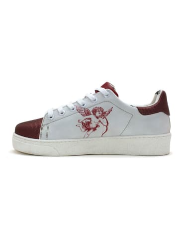 Goby Sneakers bordeaux/wit