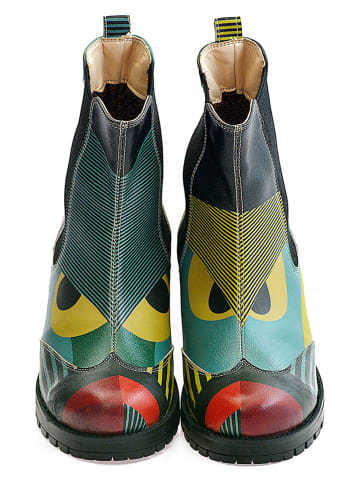 Goby Chelsea-Boots in Blau/ Bunt