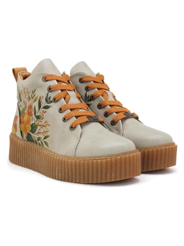 Goby Sneakers in Grau/ Orange