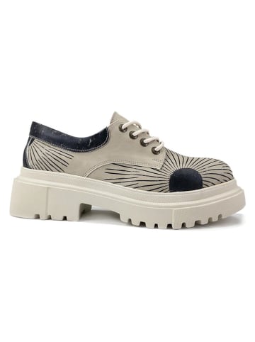 Goby Trzewiki w kolorze szaro-granatowym