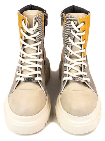 Goby Boots in Beige/ Bunt