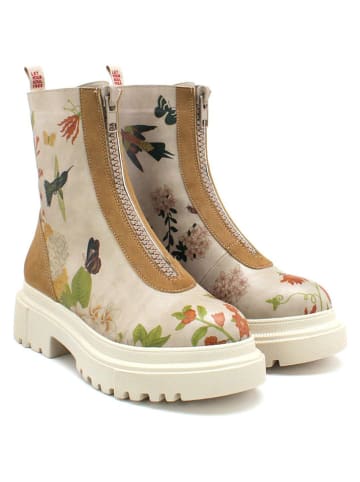 Goby Boots in Bunt/ Beige/ Creme