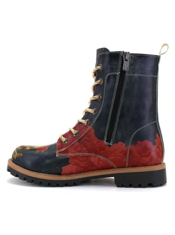 Goby Boots rood/donkerblauw