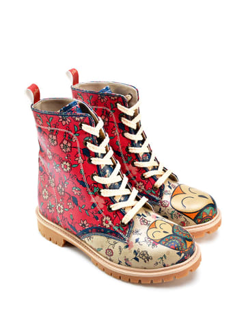 Goby Boots in Rot/ Bunt