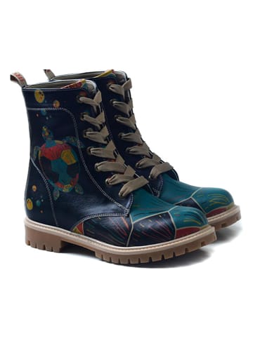 Goby Boots donkerblauw/meerkleurig