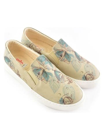 Goby Instappers beige/meerkleurig