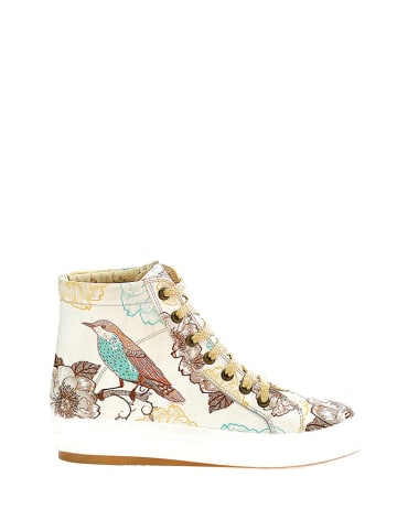 Goby Sneakers crème/meerkleurig