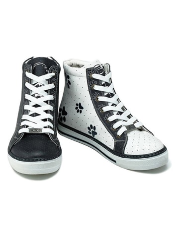 Goby Sneakers wit/zwart/meerkleurig