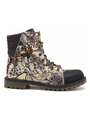 Goby Boots crème/meerkleurig