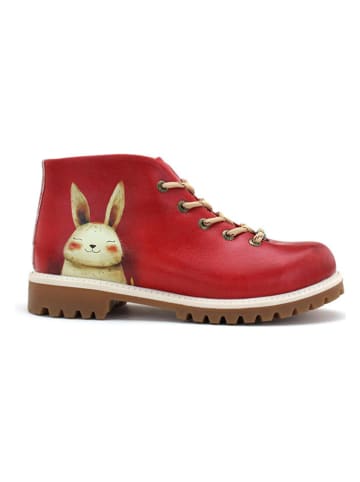 Goby Ankle-Boots in Rot