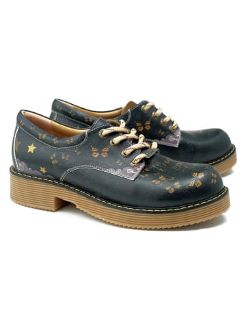 Goby Schnürschuhe in Schwarz