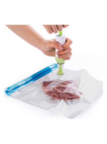 LA VAGUE Vakuum-Set "Sous-chef" in Blau/ Grün