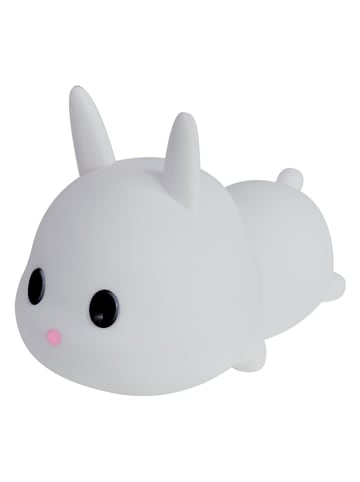 LA VAGUE Lampka nocna "Lazy bunny" w kolorze białym - 15,5 x 11,5 x 8 cm