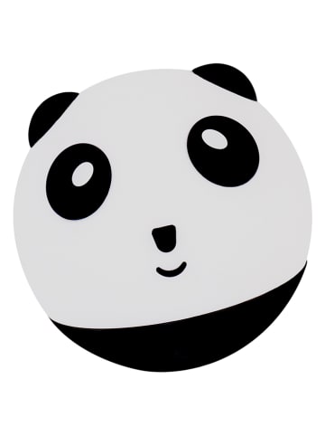 LA VAGUE Lampka nocna "Happy Panda" w kolorze biało-czarnym - Ø 10,5 cm