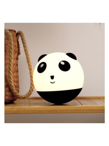 LA VAGUE Nachtlampje "Happy Panda" wit/zwart - Ø 10,5 cm