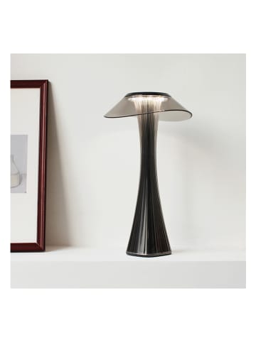 LA VAGUE LED-Tischleuchte "Skylight" in Schwarz - (H)27,5 x Ø 15 cm