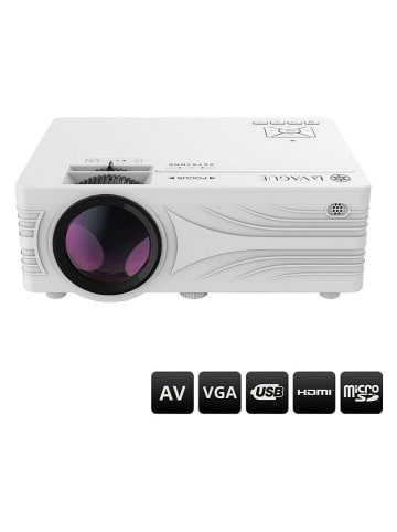  Cayler & Sons Projektor "LV-HD200" w kolorze białym z ekranem