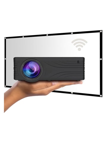  Cayler & Sons Projektor "LV-HD240" w kolorze czarnym z ekranem