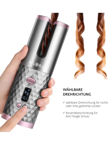 Ailoria Kabelloser Auto-Curler in Silber