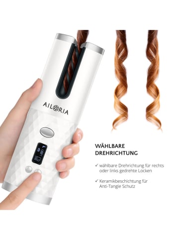 Ailoria Draadloze krultang "Revolutionne" wit