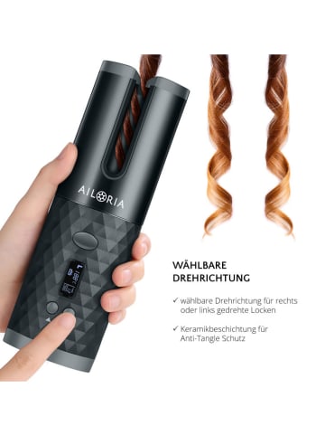 Ailoria Draadloze krultang "Revolutionne" zwart