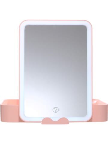Ailoria Beautycase met ledspiegel lichtroze