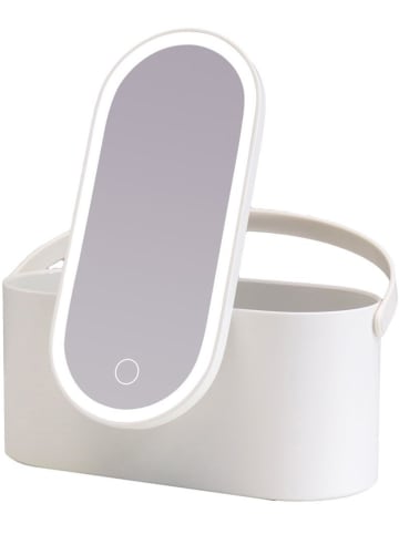 Ailoria Beautycase met dimbare ledspiegel wit