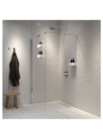 Tiger Doucherek wit - (B)24,9 x (H)65 x (D)13,3 cm