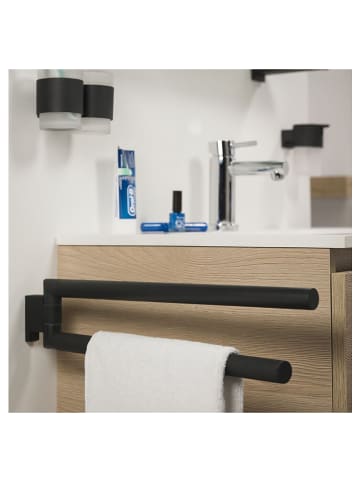 Tiger Handtuchhalter in Schwarz